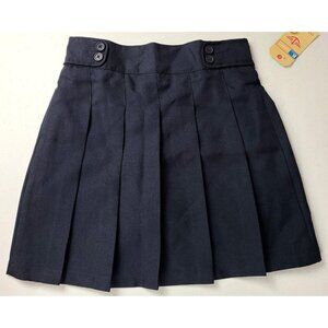 Dockers Uniform Skirt Skorts Blue Elastic Waist Girl's Size 12 Regular NWT